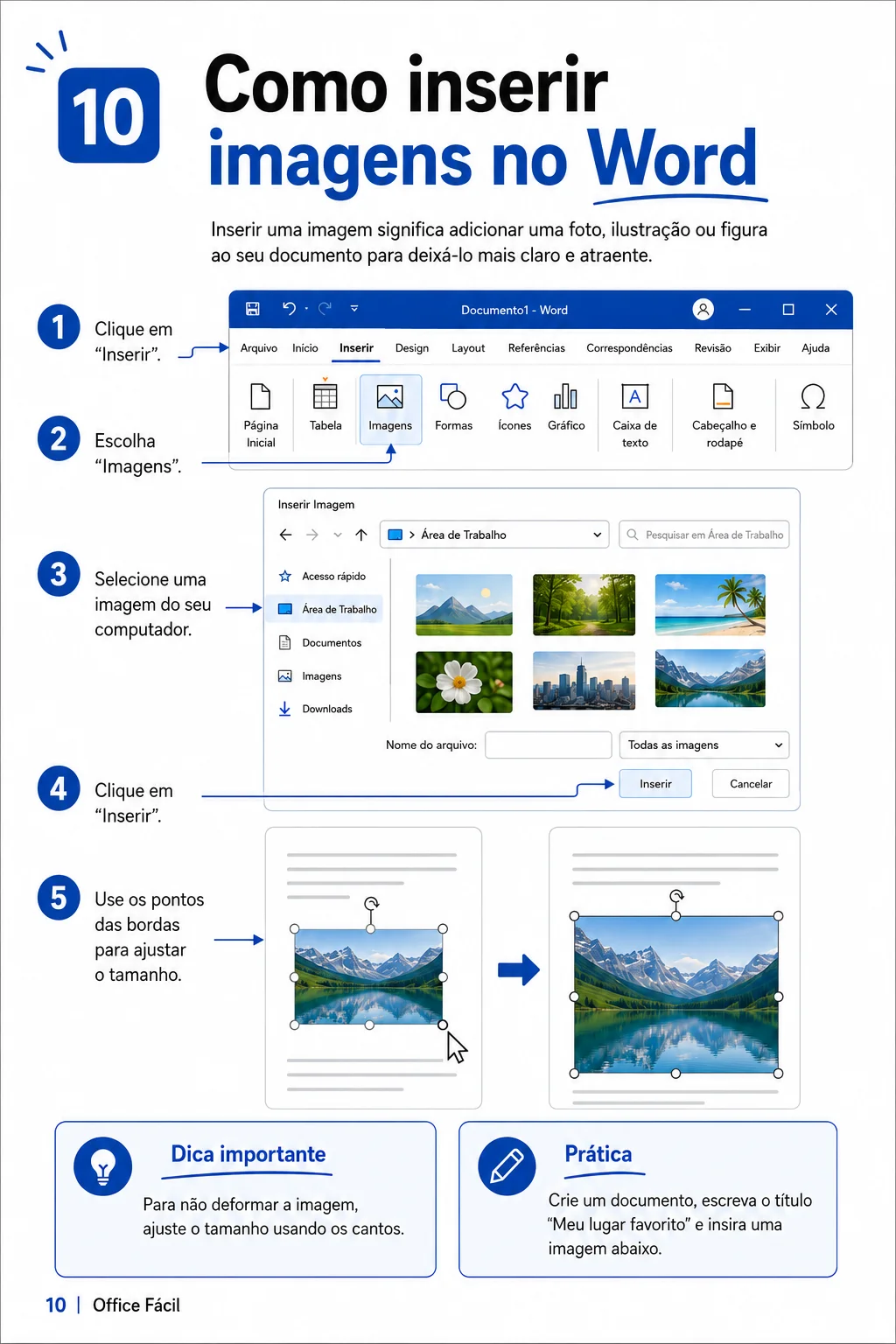 Word — Inserir imagens no documento